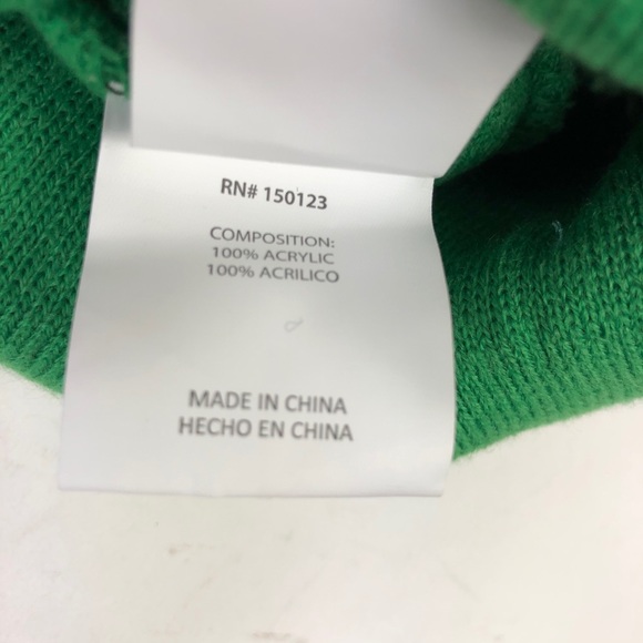 Icon Sports Mexico Flag Knit Youth Green Beanie - Picture 5 of 5